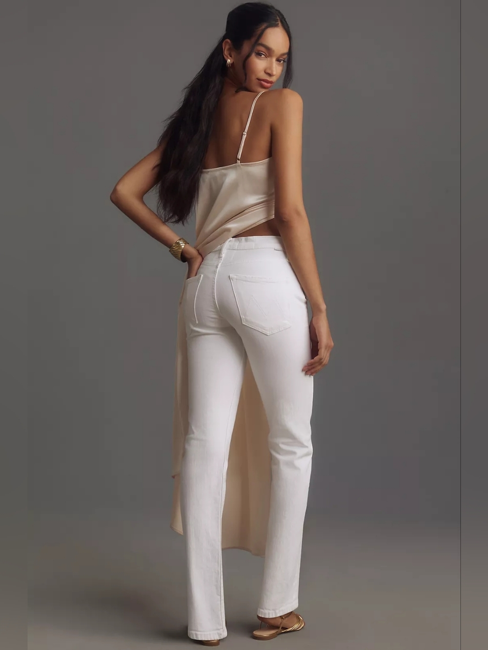 Anthropologie MOTHER SUPERIOR The Smarty Pants Skimp Jean In Totally Innocent 31 - Picture 2 of 16